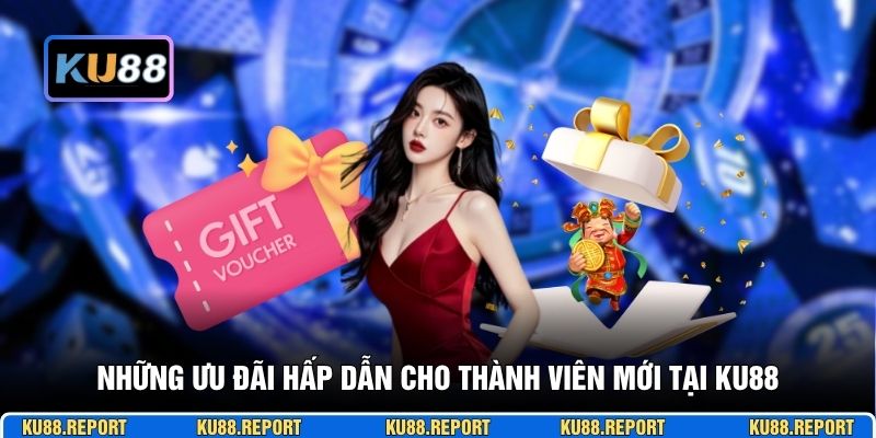 Những ưu đãi hấp dẫn cho thành viên mới tại KU88